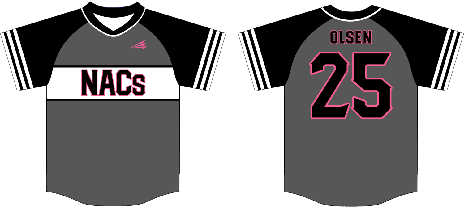NAC&#39;s Legacy Custom Baseball Jersey #3d