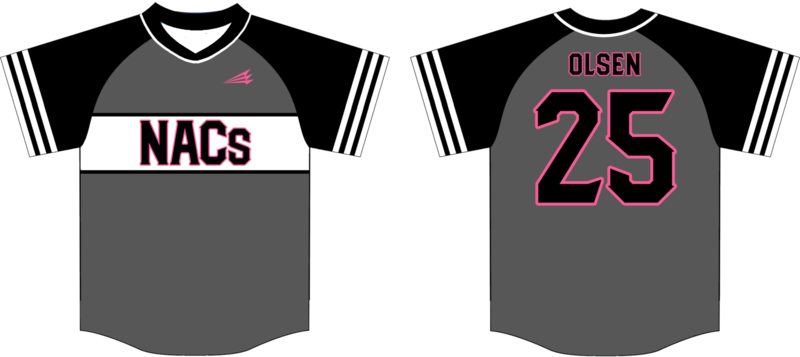 NAC&#39;s Legacy Custom Baseball Jersey #3d