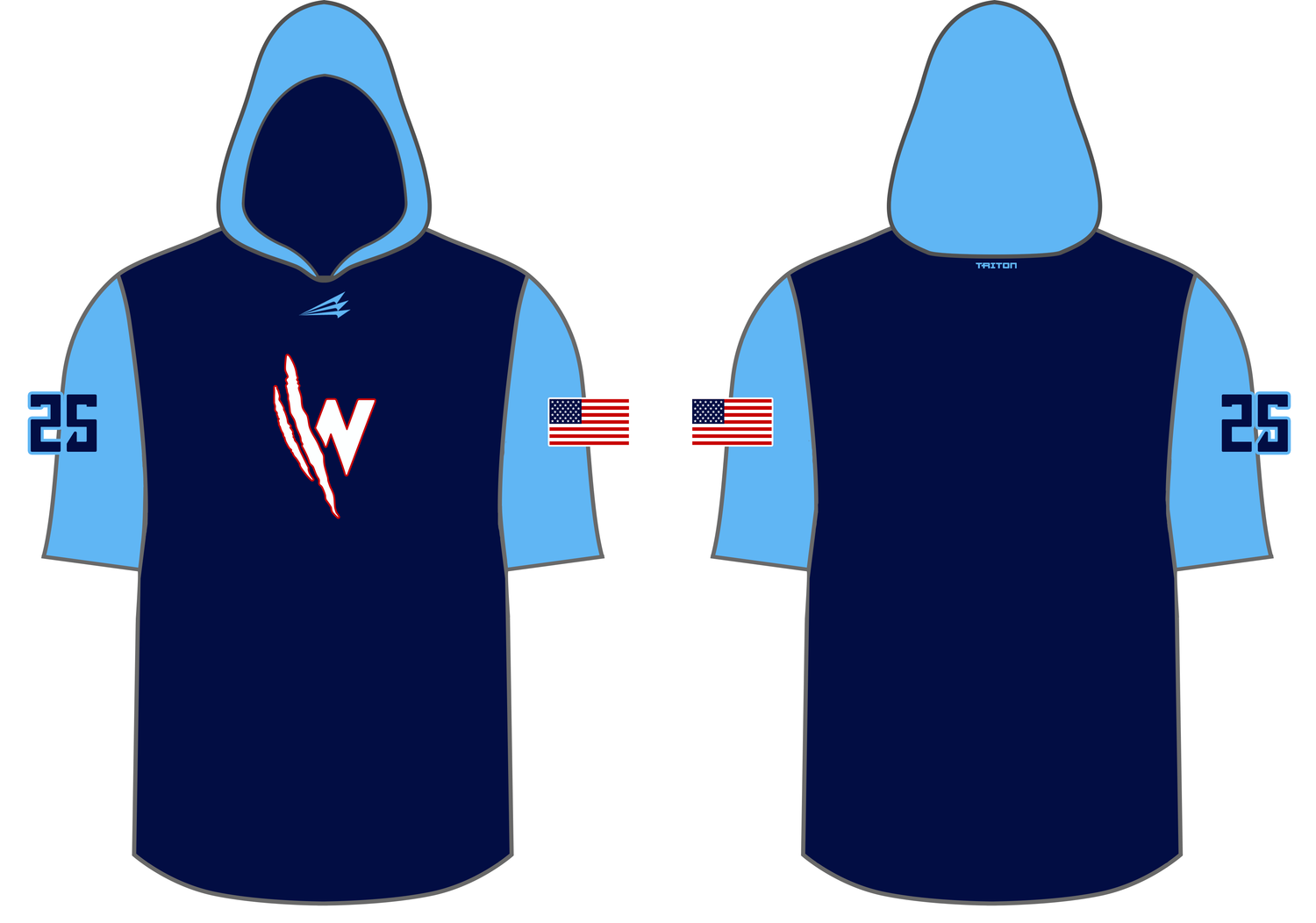 NY Wolves Custom Pro Premier Pullover #PP1