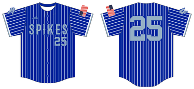 Salina Spikes Custom HexaFlex Baseball Jersey #J35j