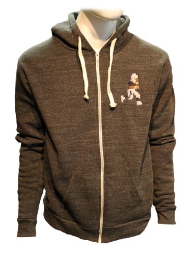 Tecmo Bo Triblend Fleece Heather Charcoal Hoodie
