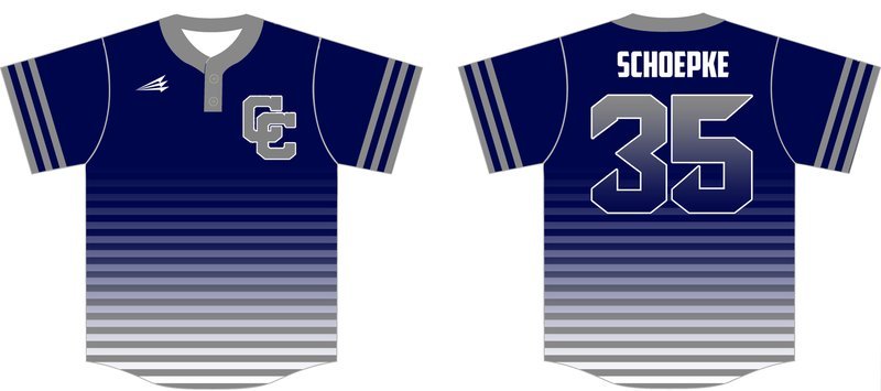 Cary Crusaders Custom Baseball Jersey Design #2