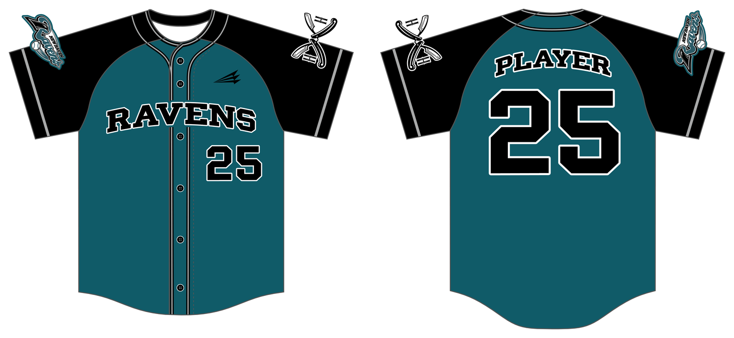 New Haven Ravens Custom NanoDri Baseball Jersey #J1D