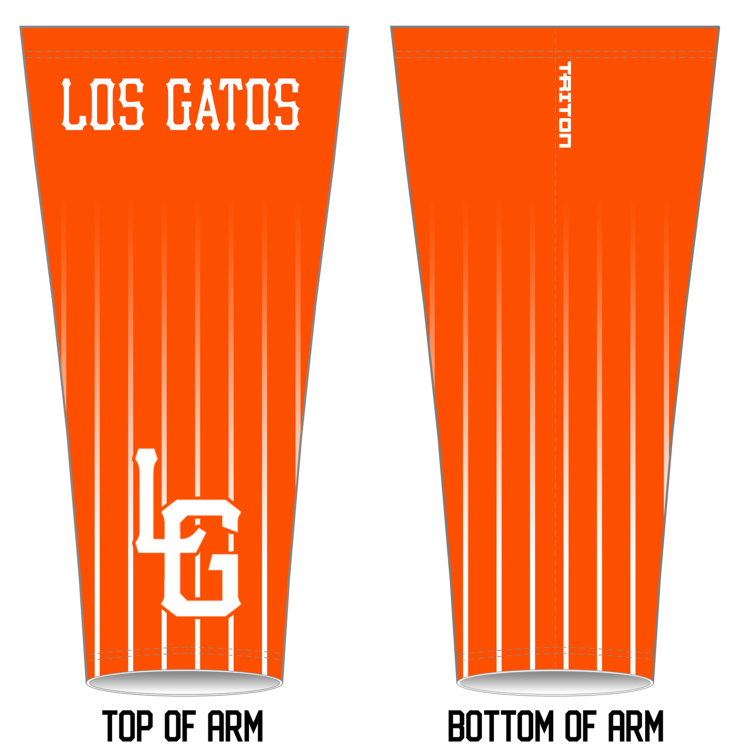 Los Gatos Little League Custom Arm Sleeve #AS1