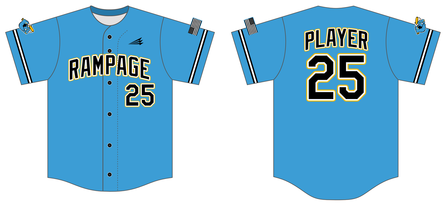 Hanover Rampage Custom Nanodri Baseball Jersey #J37C