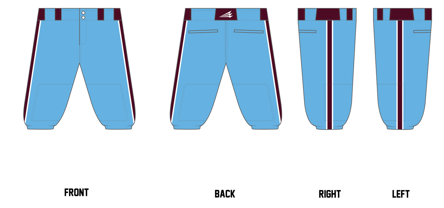 Ohio Hitmen Custom Knicker Baseball Pant #BP9B