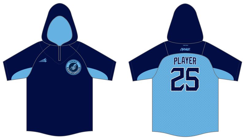 Central Maine Carnage Custom Batting Practice Jacket #BPJ1