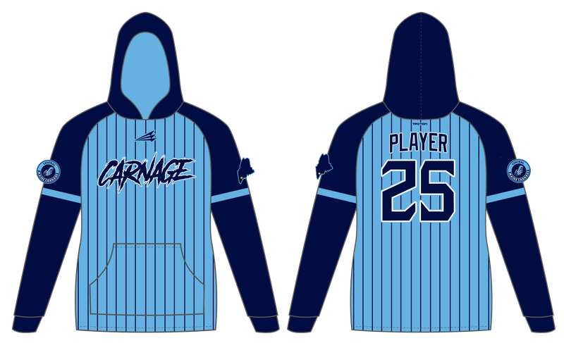 Central Maine Carnage Custom Vulcan Hoodie #VH1