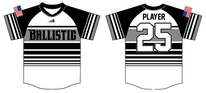 Ballistic Custom Baseball Jersey Design #2B