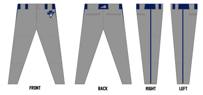 Bison Outlaws Custom Athletic Baseball Pant #BP2B