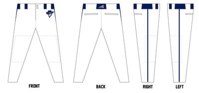 Bison Outlaws Custom Athletic Baseball Pant #BP1