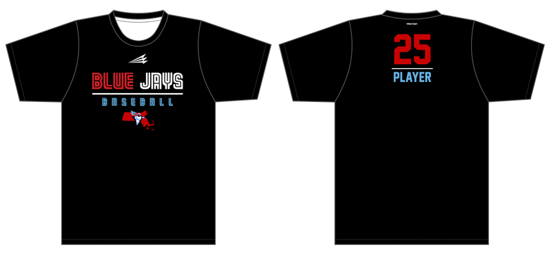 Massachusetts Blue Jays Custom HyperTee #HT1B
