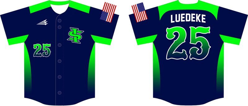 Indiana Strike Baseball Custom Jersey #1A