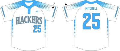 Hub City Hackers Custom Baseball Jersey #2b