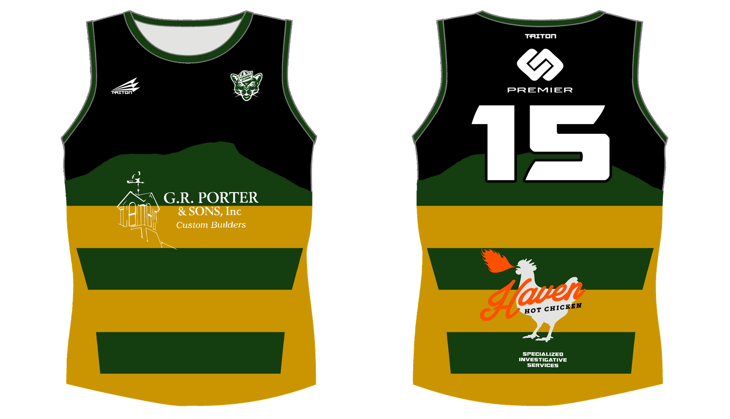 Cold Hills Rugby Custom NanoDri Singlet #SN2