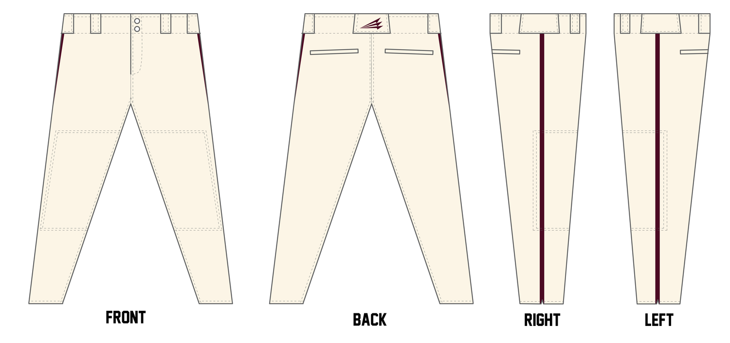 Ohio Hitmen Custom Athletic Baseball Pant #BP10B