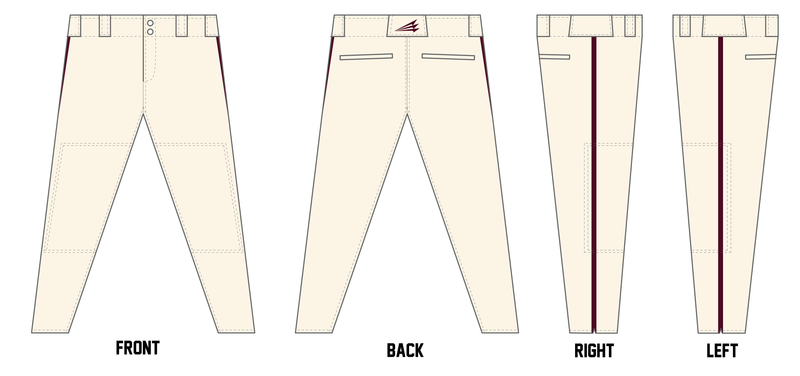 Ohio Hitmen Custom Athletic Baseball Pant #BP10B