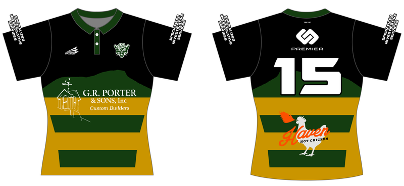 Cold Hills Rugby Custom V-Neck QuadFlex Jersey #J5d