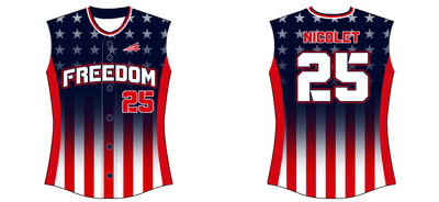 Freedom Fastpitch Custom HexaFlex Softball Jersey #J2a
