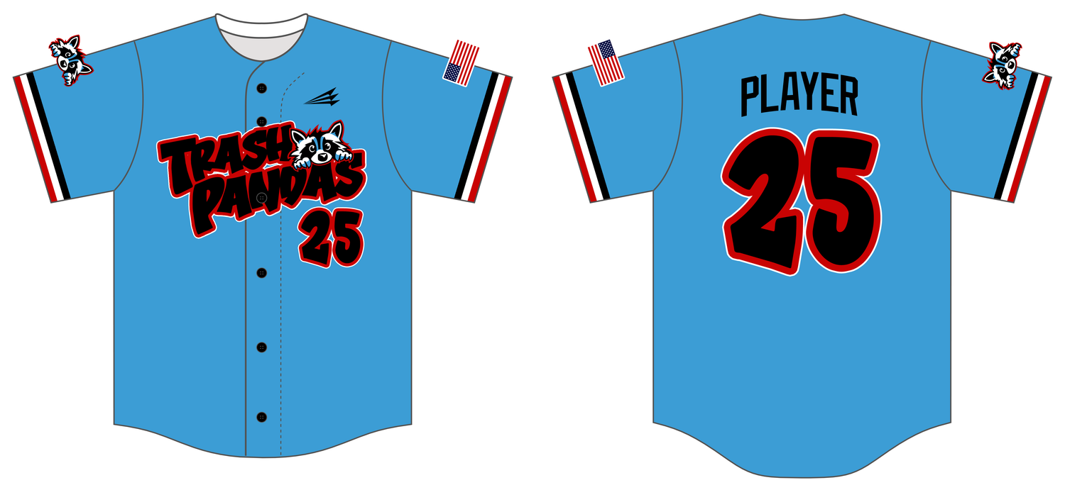 Trash Pandas (Winkler) Custom HexaFlex Baseball Jersey #J2C