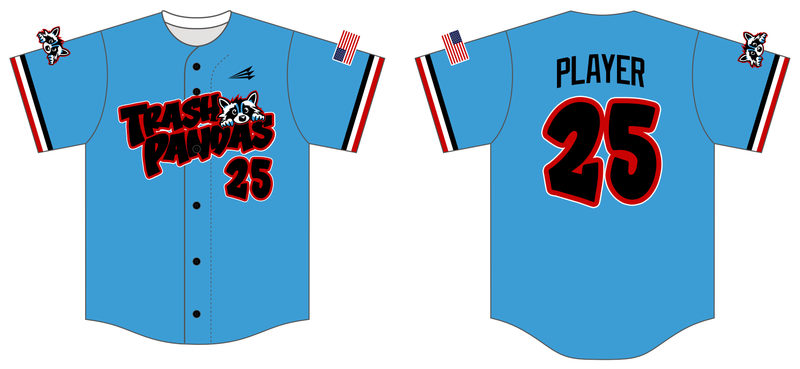 Trash Pandas (Winkler) Custom HexaFlex Baseball Jersey #J2C