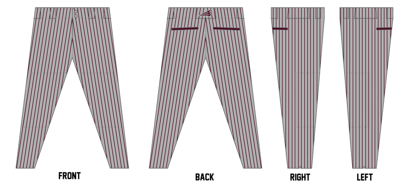 Ohio Hitmen Custom Athletic Baseball Pant #BP8C