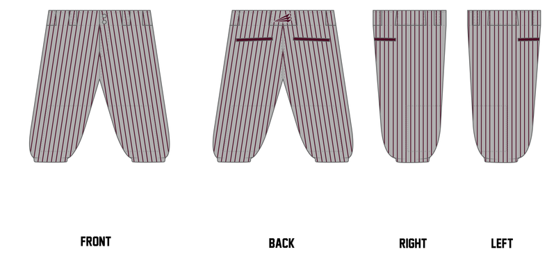 Ohio Hitmen Custom Knicker Baseball Pant #BP8E