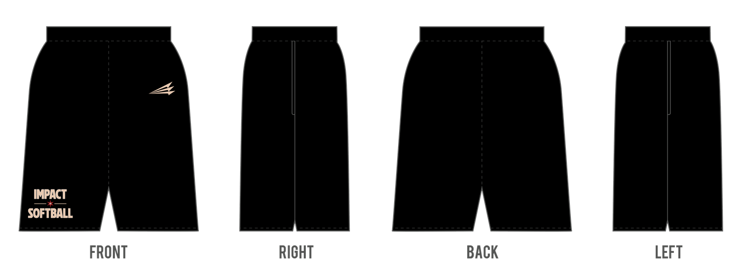 Impact Softball (Giangrand) Custom Revolution Pocket Shorts #RV1