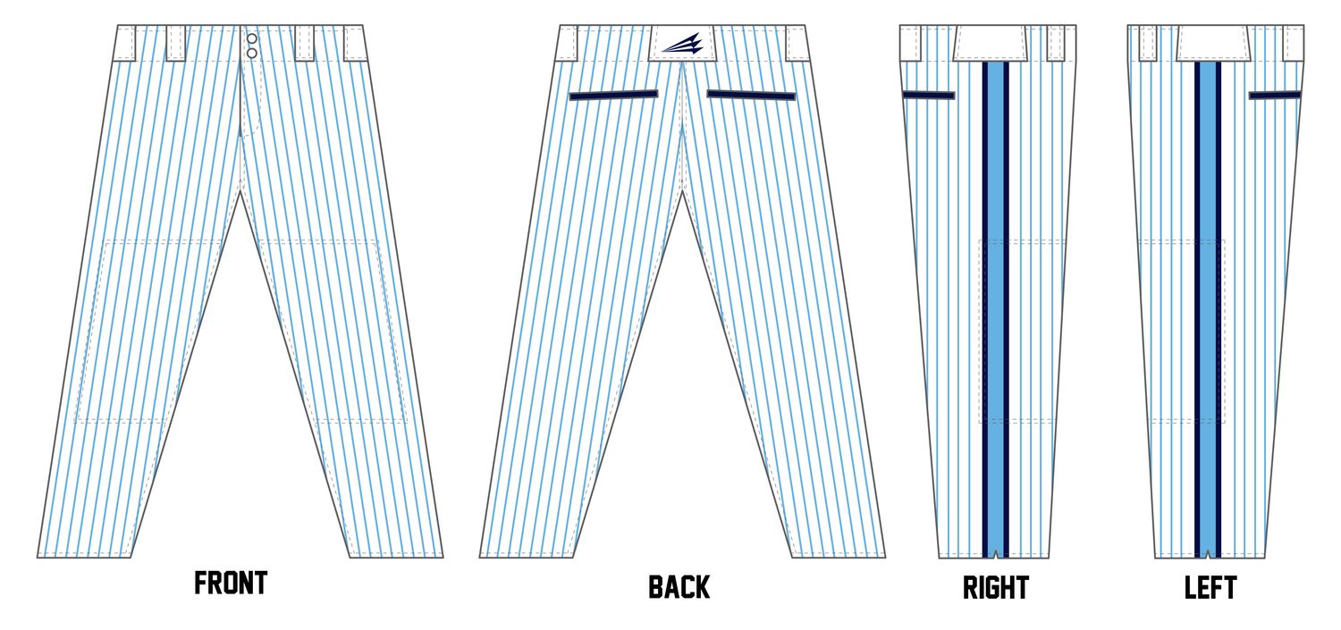 El Cerrito Steelheads Custom Athletic Cut Baseball Pant #BP4