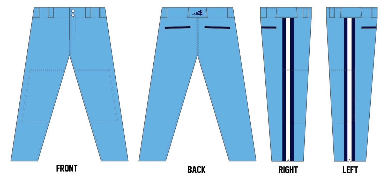 El Cerrito Steelheads Custom Athletic Cut Baseball Pant #BP7