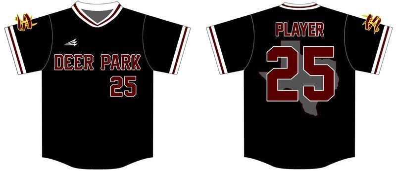 Deer Park Spikes Custom Baseball Jersey Design #11B
