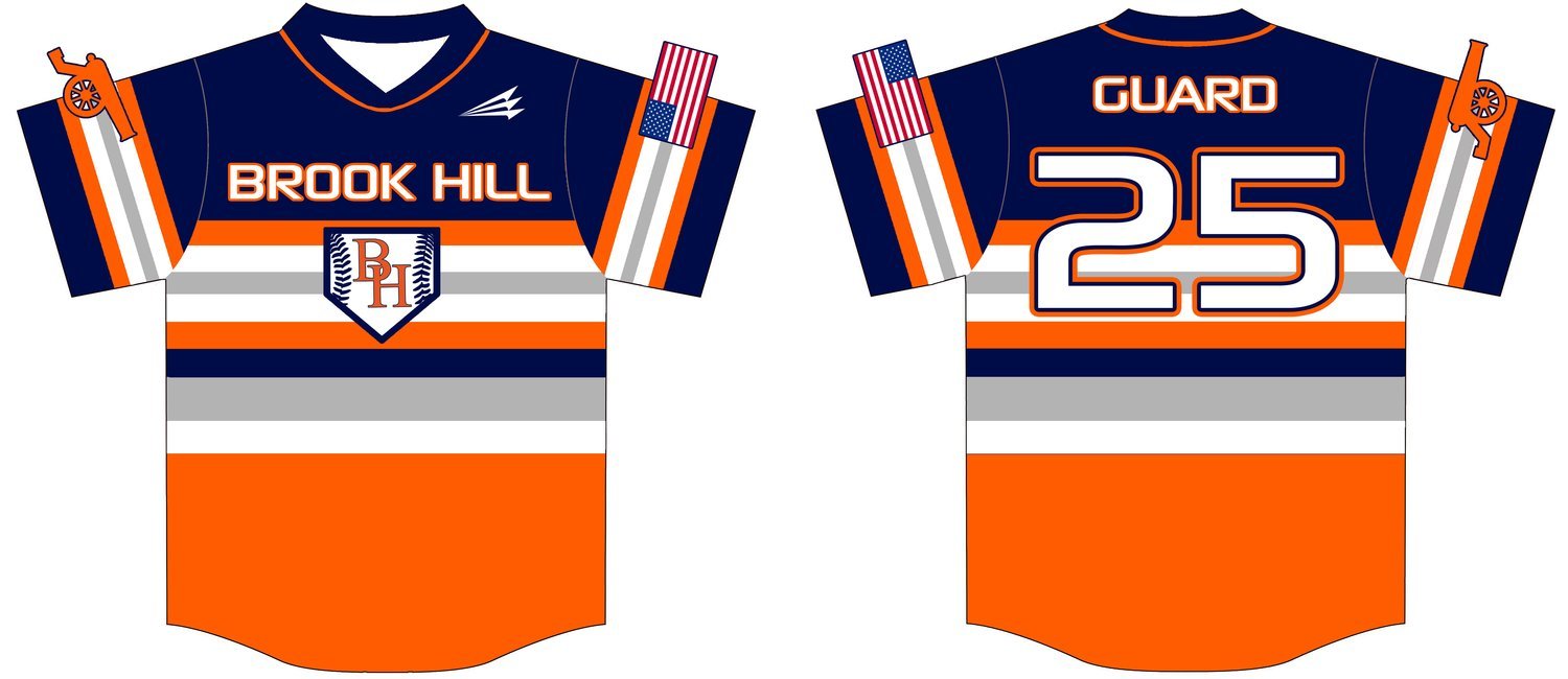 Brook Hill Guard Custom Baseball Jersey #6