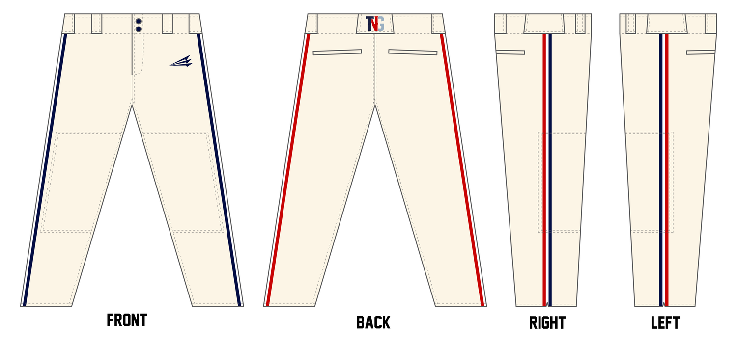 TNG Prospects Custom Athletic Cut Baseball Pants #BP21A