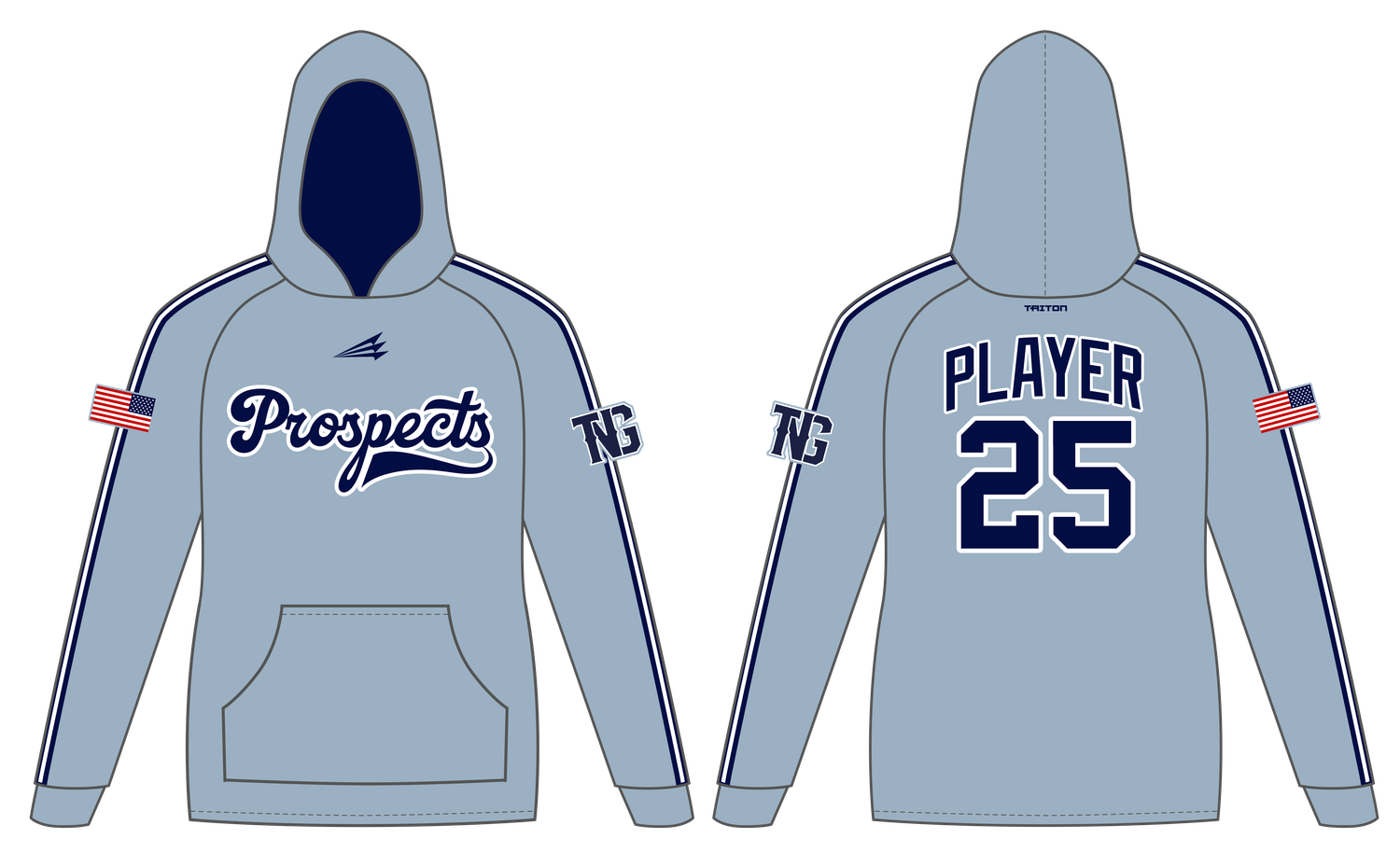 TNG Prospects Custom Vulcan Hoodie #VH2