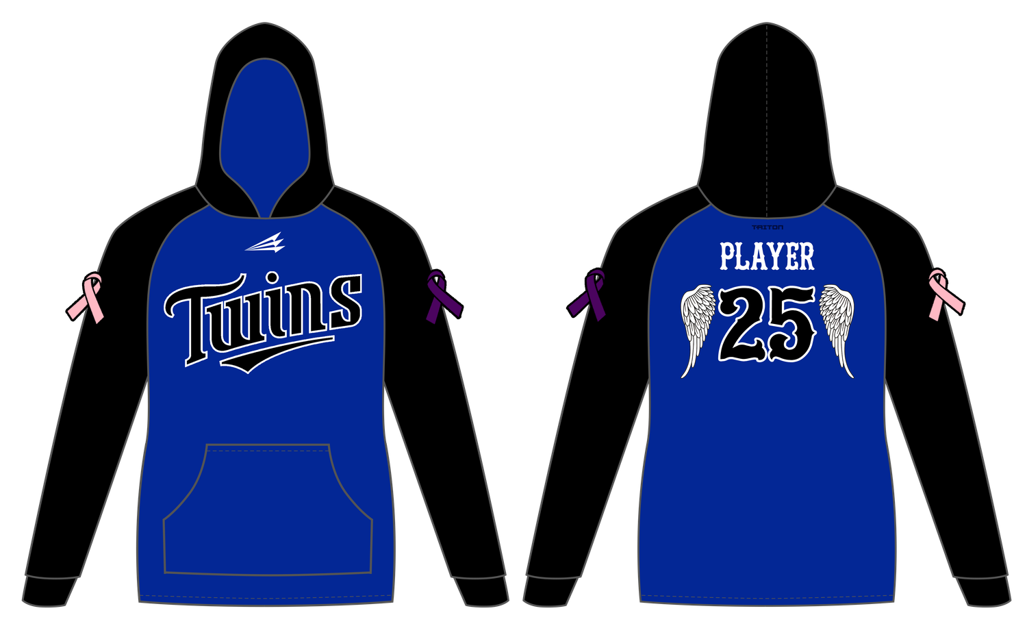 Twins (Bates) Custom Vulcan Hoodie #VH1B