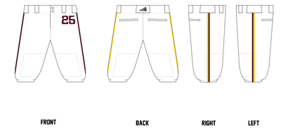Dunlap Eagles TEMPLATE Custom Knicker Baseball Pant #BP6K