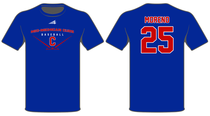 Mid-Michigan Cubs Custom HyperTee #HT2