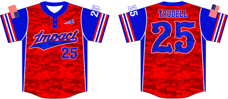 Colorado Impact Custom Baseball Jersey Design #3