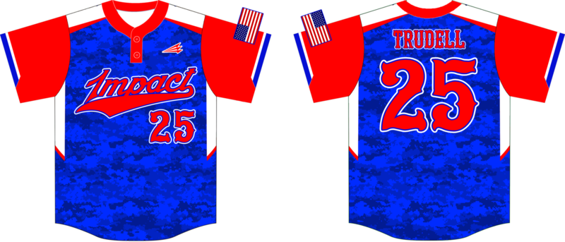 Colorado Impact Custom Baseball Jersey Design #4C