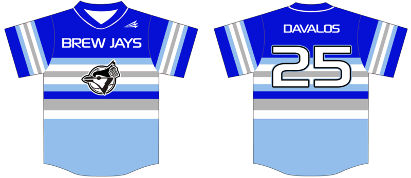 Brew Jays Custom Baseball Jersey #1