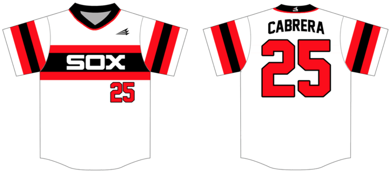 Parsippany Black Sox Custom Baseball Jersey Design #1B