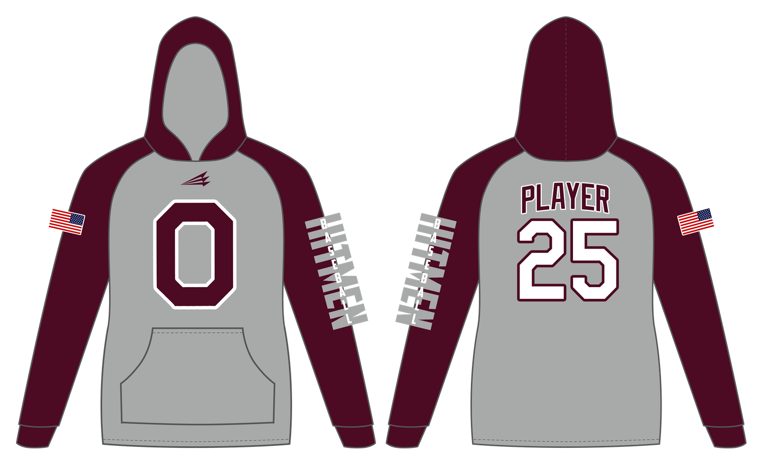 Ohio Hitmen Custom Vulcan Hoodie #VH1