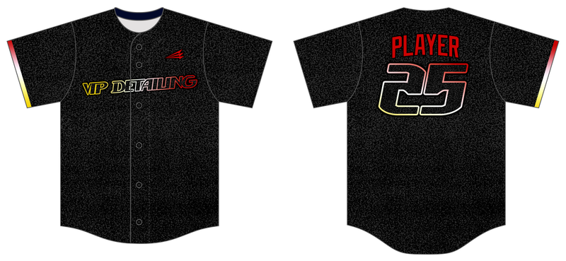 VIP DETAILING Custom HexaFlex Baseball Jersey #J1