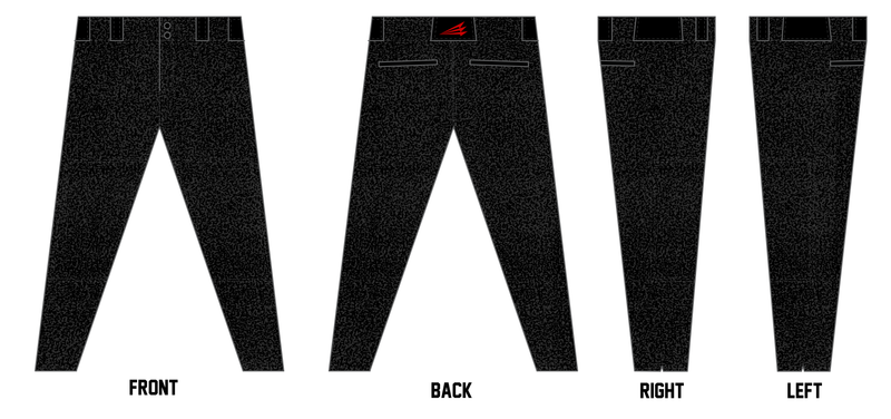 VIP DETAILING Custom Athletic Baseball Pant #BP1