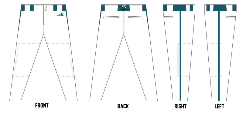 Bears Baseball Club Custom Athletic Baseball Pant #BP3