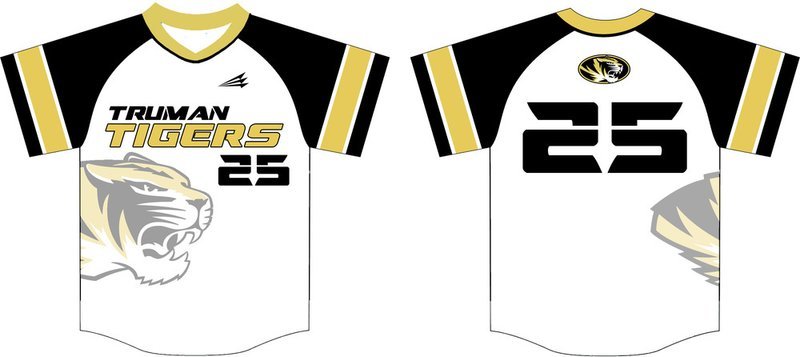 Harry S. Truman Tigers Baseball Custom Jersey Design #2a