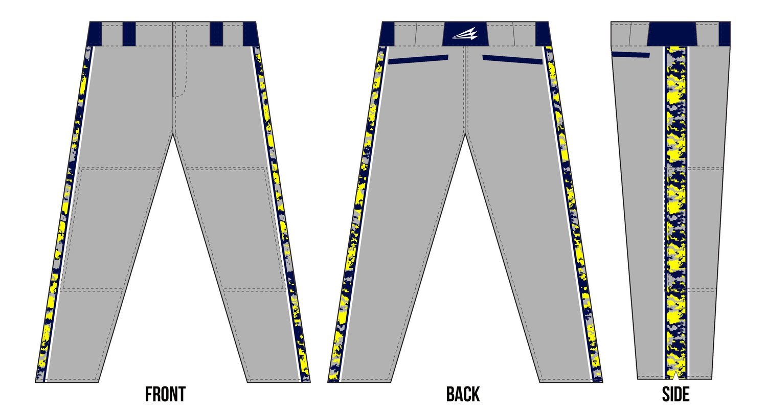 Skyhawks Baseball Custom Baseball Pants #2b