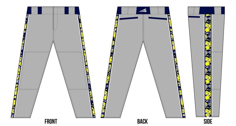 Skyhawks Baseball Custom Baseball Pants #2b