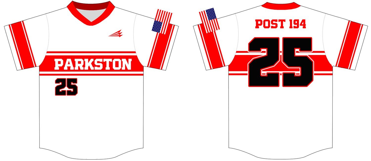 Parkston Legion Custom Baseball Jersey Design #2C