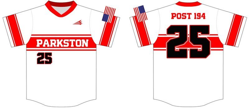 Parkston Legion Custom Baseball Jersey Design #2C